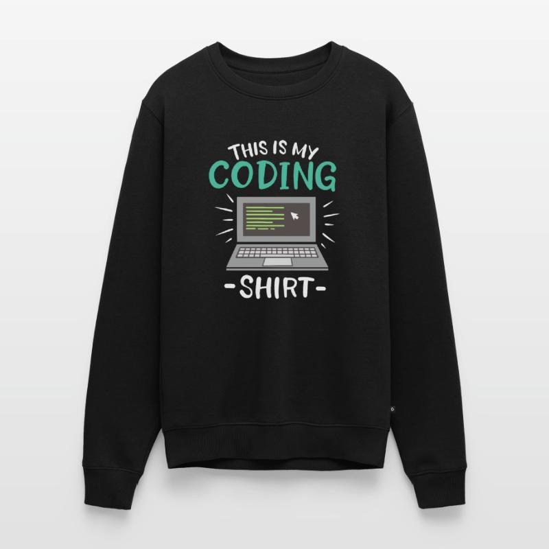 Ceci est mon codeur de chemise de codage Pull Premium bio Homme
