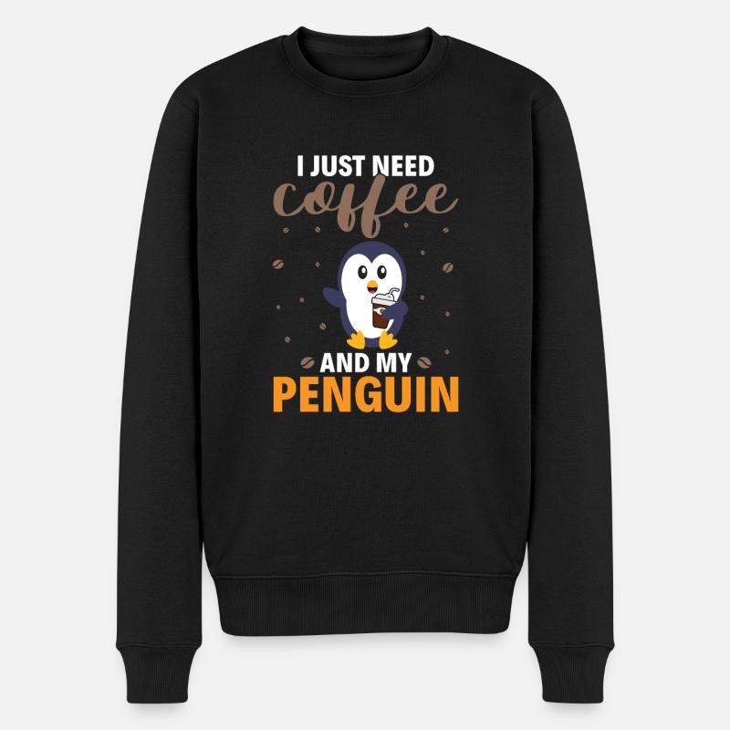 King Penguin Emperor Penguin Penguin Gift - Pull Premium bio Homme - noir