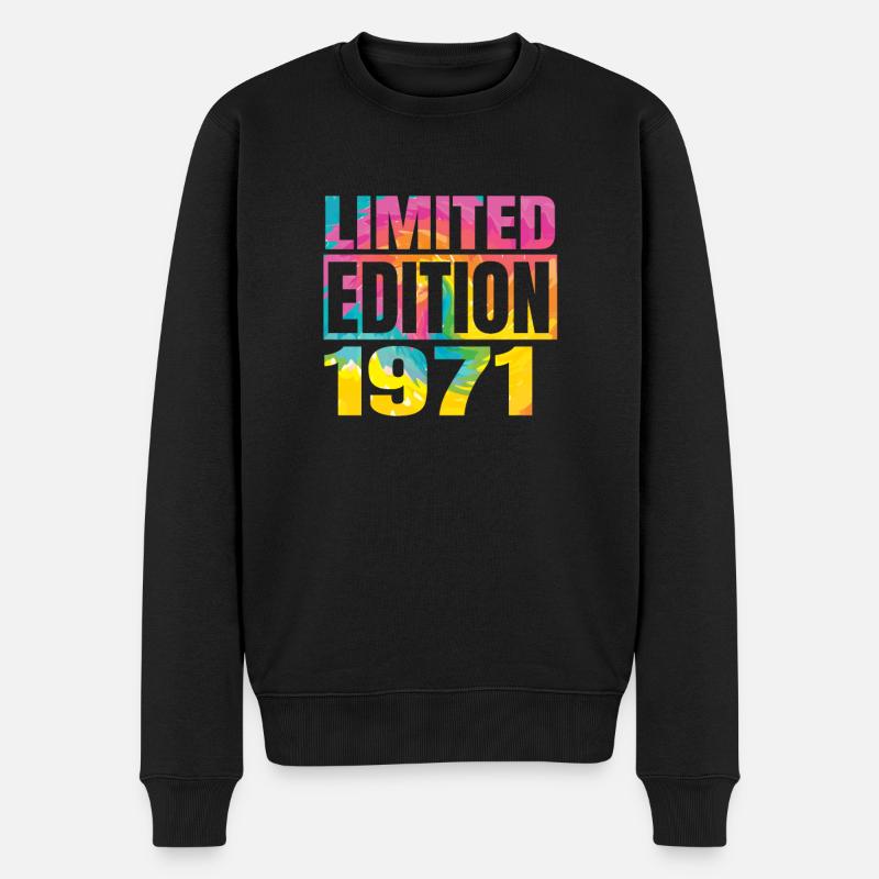 Édition limitée 1971 Graffiti - Pull Premium bio Homme - noir