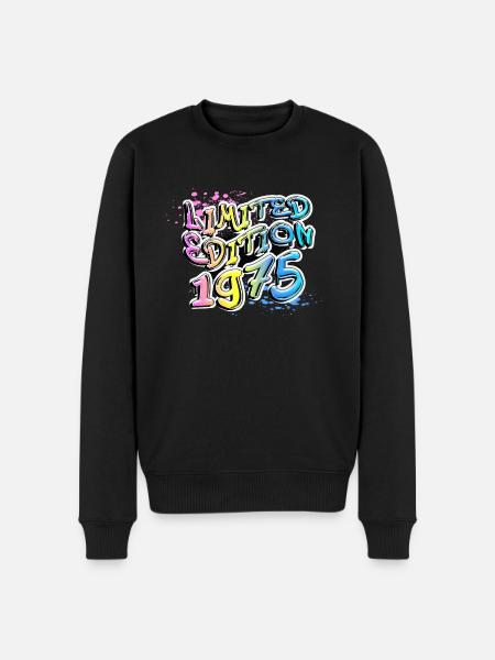 Édition limitée 1975 Graffiti - Pull Premium bio Homme - noir