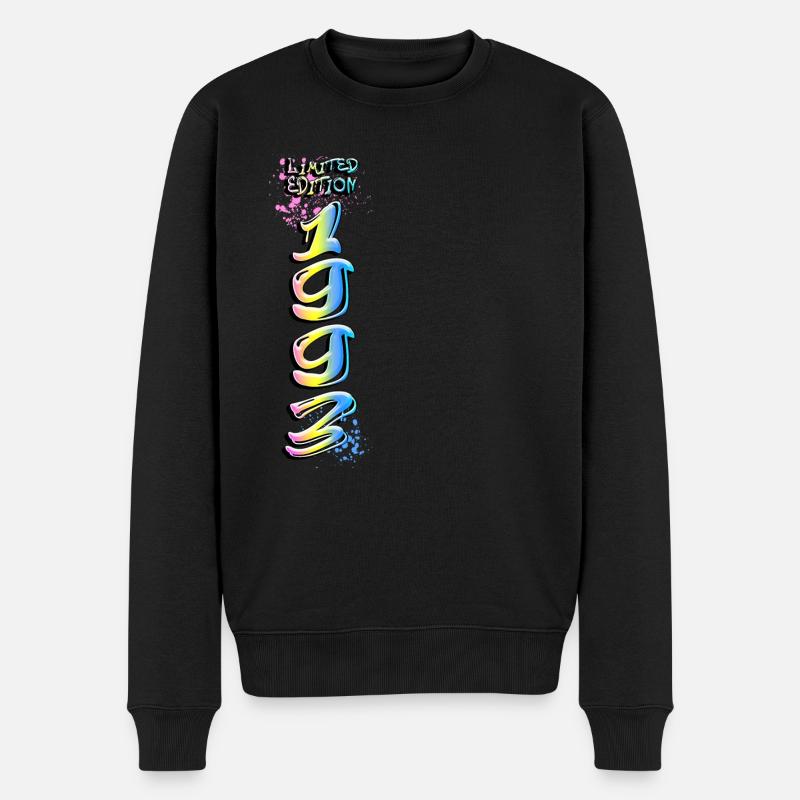 Édition limitée 1993 Graffiti - Pull Premium bio Homme - noir
