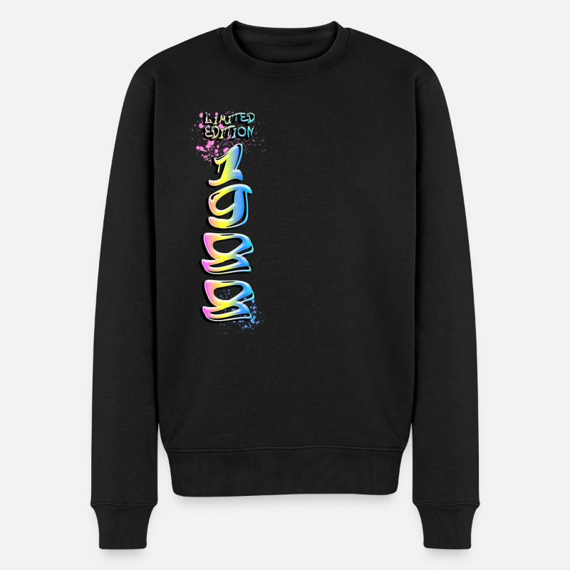 Édition limitée 1988 Graffiti - Pull Premium bio Homme - noir