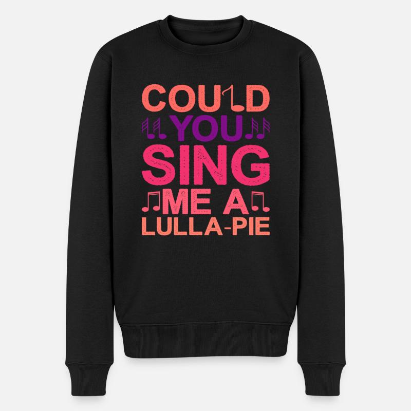 Pourriez-vous me chanter une berceuse - Pull Premium bio Homme - noir