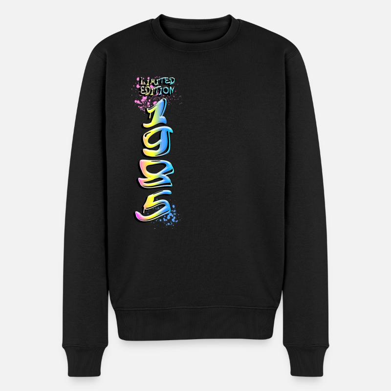 Édition limitée 1985 Graffiti - Pull Premium bio Homme - noir