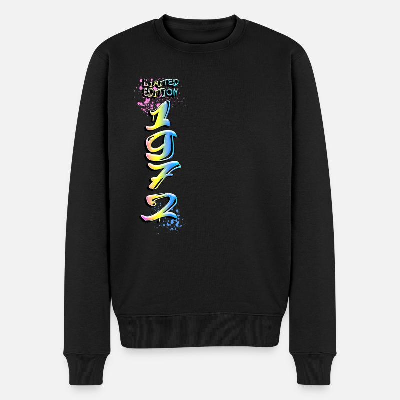 Édition limitée 1972 Graffiti - Pull Premium bio Homme - noir