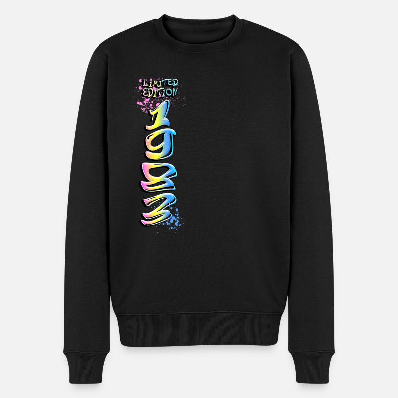 Édition limitée 1983 Graffiti - Pull Premium bio Homme - noir