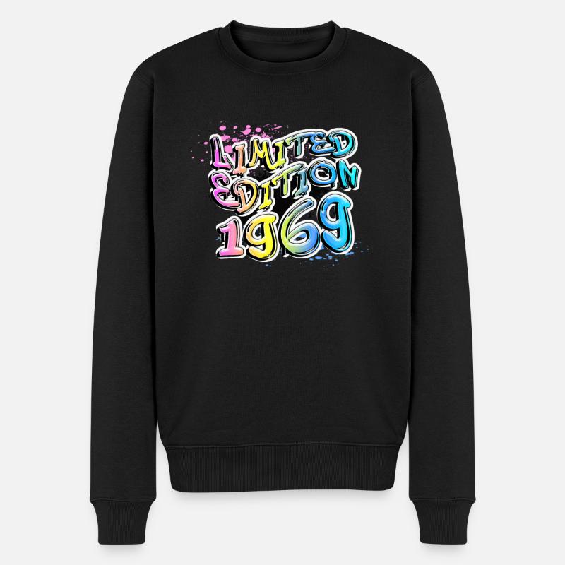 Édition limitée 1969 Graffiti - Pull Premium bio Homme - noir
