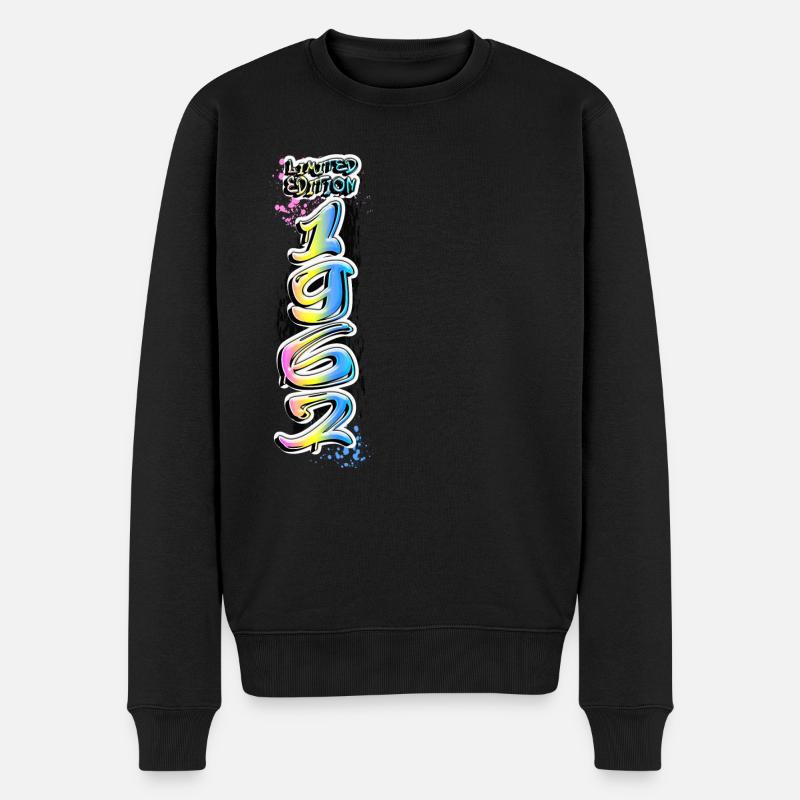 Édition limitée 1962 Graffiti - Pull Premium bio Homme - noir