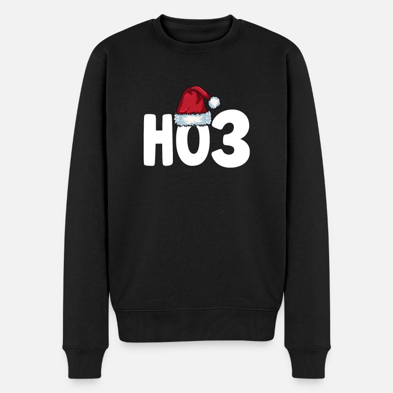 Drôle de Noël moche Ho3 - Pull Premium bio Homme - noir
