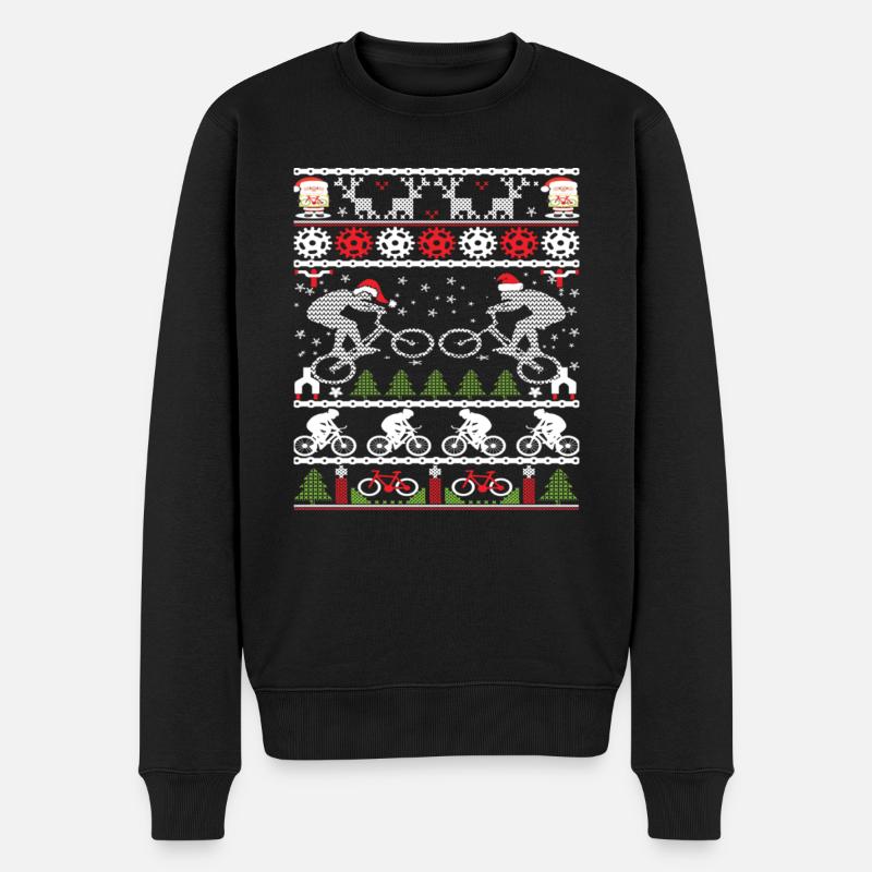 Amateur de VTT - Pull Premium bio Homme - noir