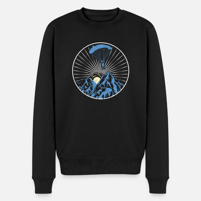 Cool drôle Skydiving Lover Skydiver - Pull Premium bio Homme - noir