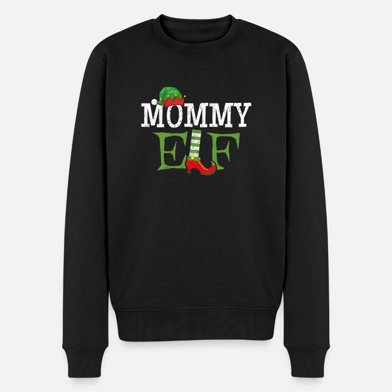Maman Elfe pour Noël - Pull Premium bio Homme - noir