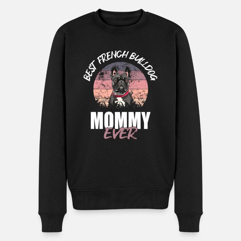 Français Bulldog - Pull Premium bio Homme - noir
