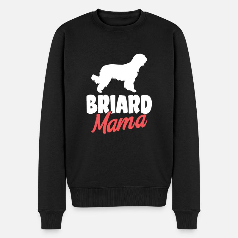 Briard Gift Dogs - Pull Premium bio Homme - noir