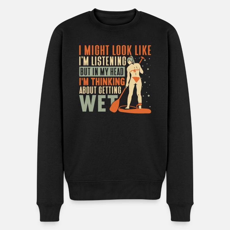 SUP Paddle Board Paddleboard - Pull Premium bio Homme - noir