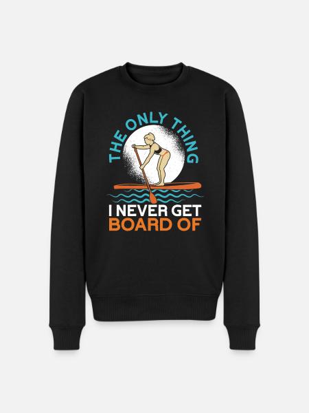 SUP Paddle Board Paddleboarding - Men's Premium Organic Jumper - black