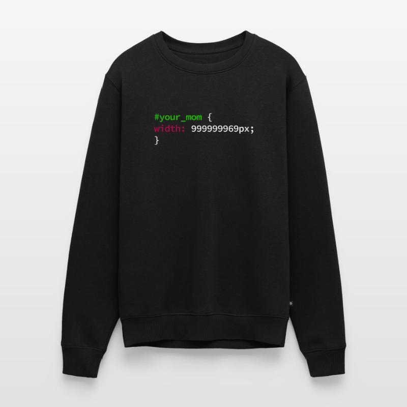 Web and CSS Programmer Developer Coding Code Men's Premium Organic Jumper