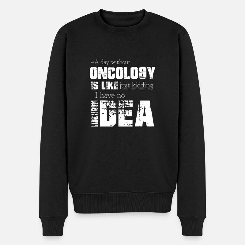 Onkologie - Männer Premium Bio Pullover - Schwarz