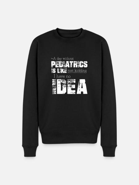 Pediatrics - Men's Premium Organic Jumper - black