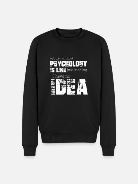 Psychology - Men's Premium Organic Jumper - black