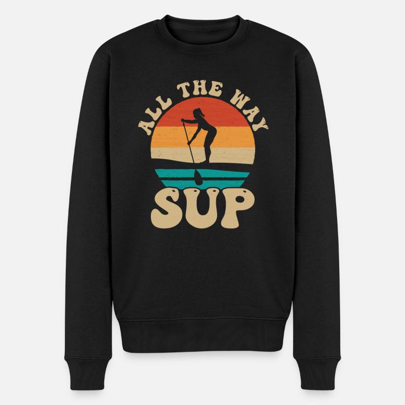 SUP Paddle Board Paddleboard - Pull Premium bio Homme - noir