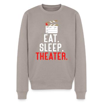 Actress Drama Broadway Musical Theater - Men's Premium Organic Jumper - taupe - Front - Nico (187cm)