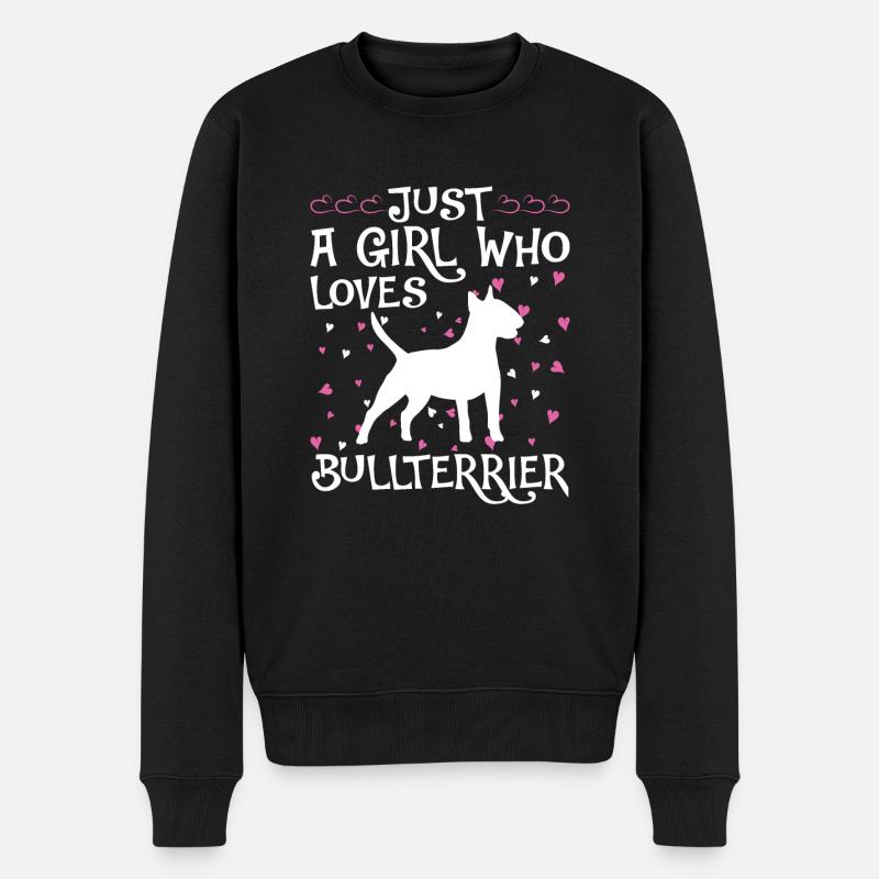 Bull Terrier Chiens cadeaux - Pull Premium bio Homme - noir