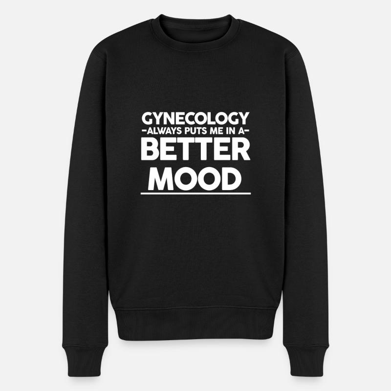 Gynäkologie - Männer Premium Bio Pullover - Schwarz