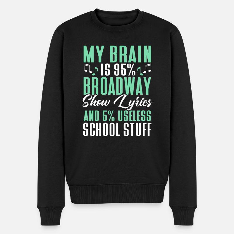 Actrice Drame Broadway Musical Theater - Pull Premium bio Homme - noir