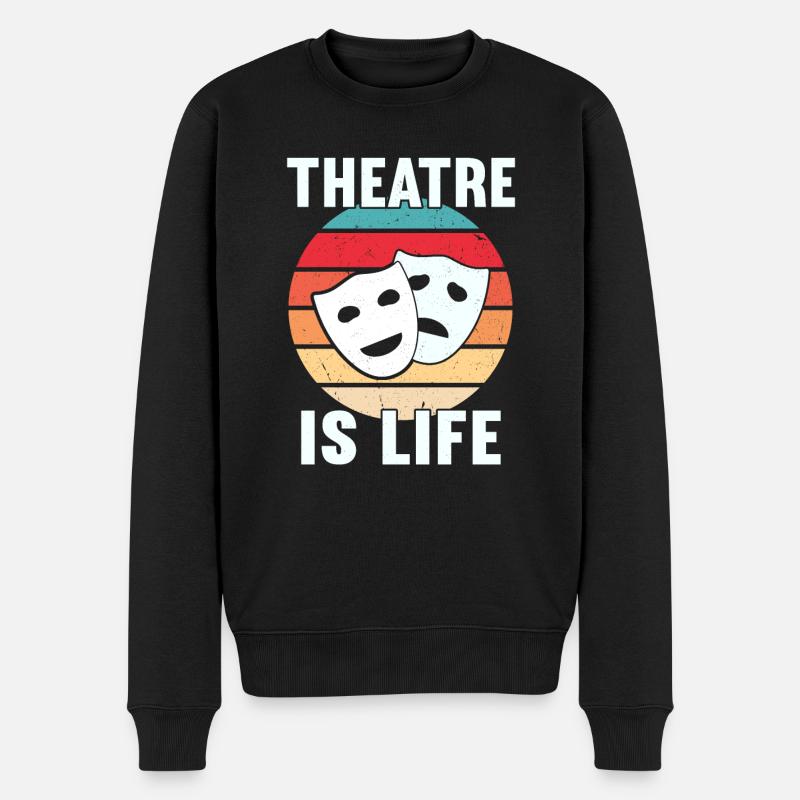 Actrice Drame Broadway Musical Theater - Pull Premium bio Homme - noir