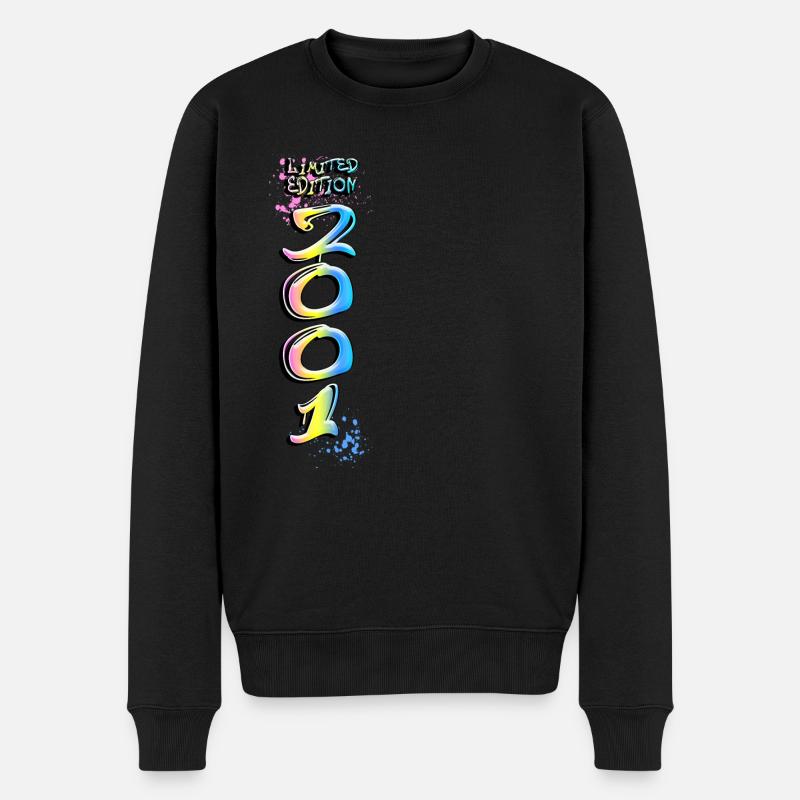 Édition limitée 2001 Graffiti - Pull Premium bio Homme - noir