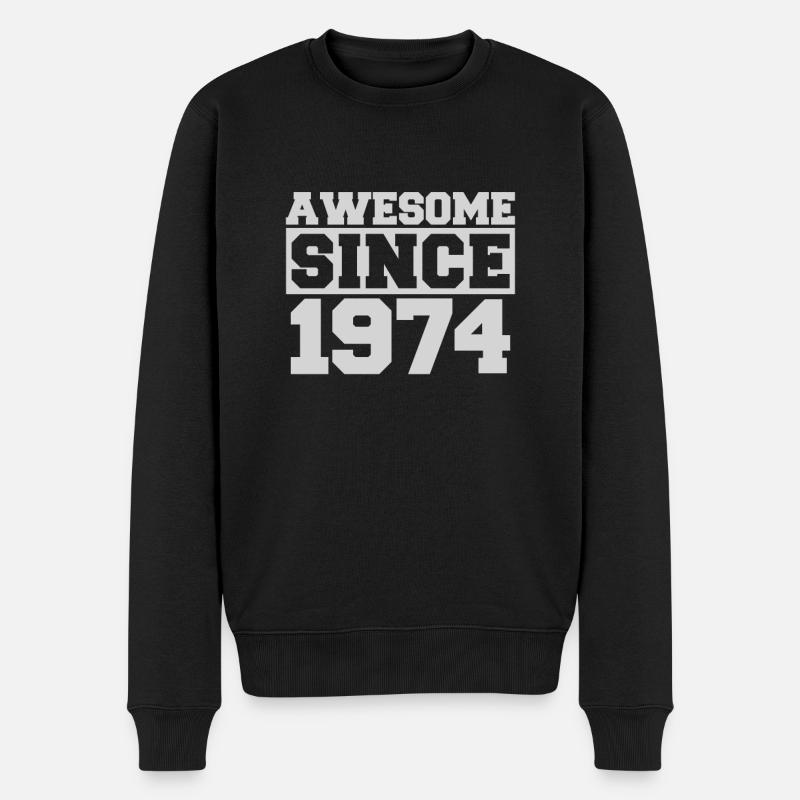 Génial depuis 1974 - Pull Premium bio Homme - noir