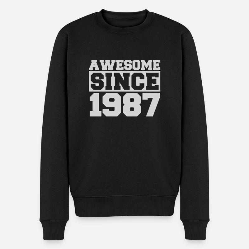 Génial depuis 1987 - Pull Premium bio Homme - noir