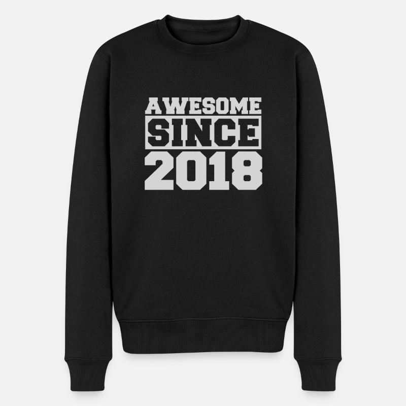 Génial depuis 2018 - Pull Premium bio Homme - noir