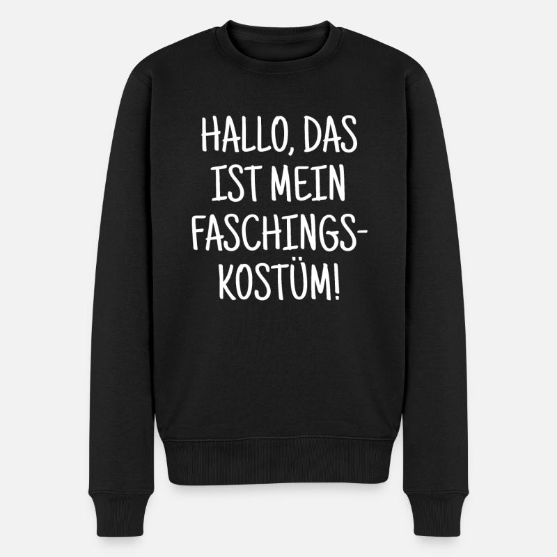 Fasching Faschingskostüm - Männer Premium Bio Pullover - Schwarz