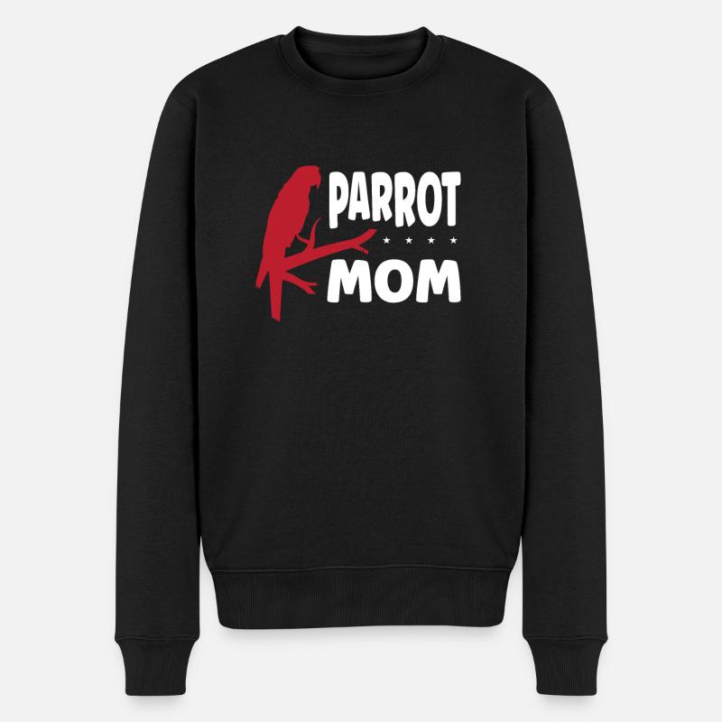 Maman perroquet - Pull Premium bio Homme - noir