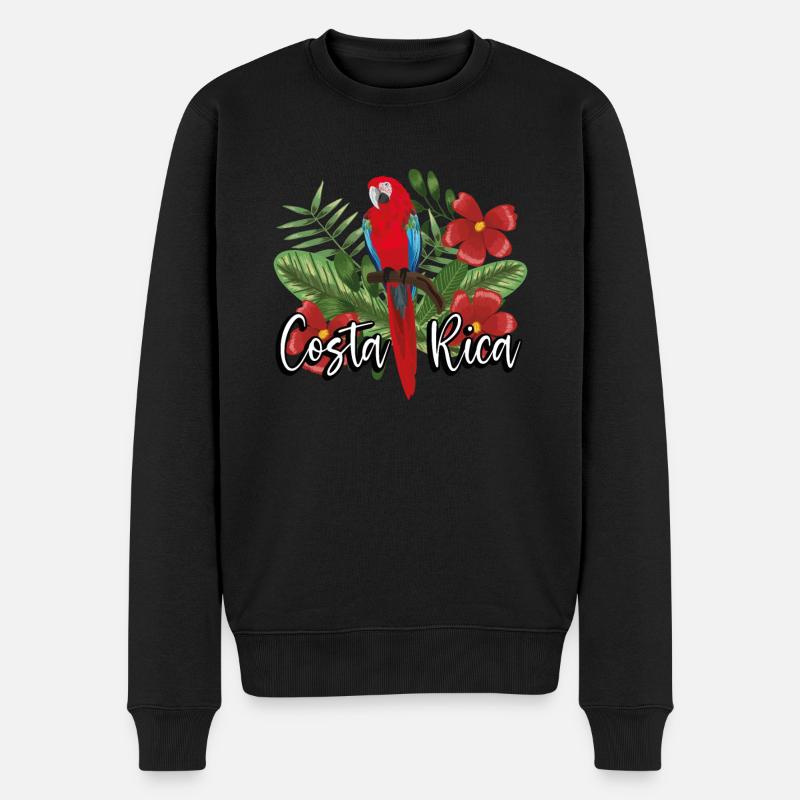 Perroquet du Costa Rica - Pull Premium bio Homme - noir
