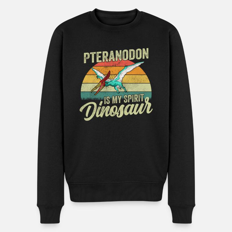 Pteranodon Dinosaur Enfants Dino Cadeau - Pull Premium bio Homme - noir