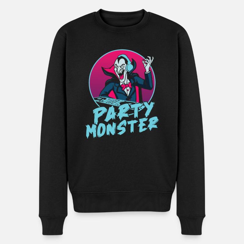 Halloween - Pull Premium bio Homme - noir