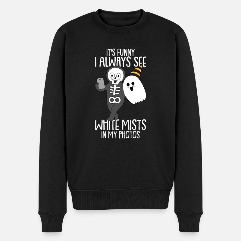 Halloween - Pull Premium bio Homme - noir