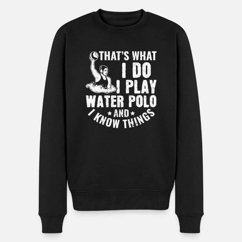 Water-polo Wasserball - Pull Premium bio Homme - noir