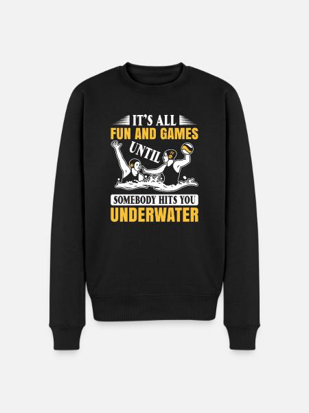 Water Polo Wasserball - Men's Premium Organic Jumper - black