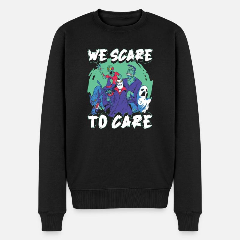 Halloween - Pull Premium bio Homme - noir