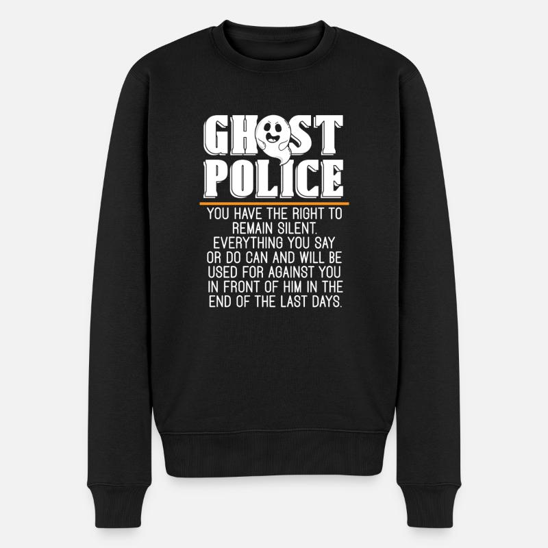 Halloween - Pull Premium bio Homme - noir
