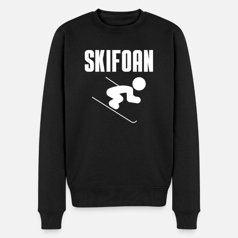 Skifoan - Männer Premium Bio Pullover - Schwarz