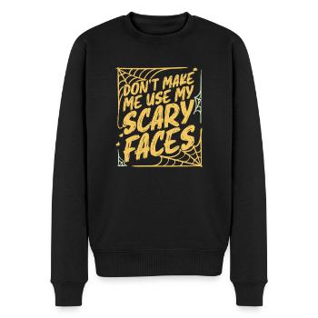 Halloween - Pull Premium bio Homme - noir - Devant - Nico (187cm)