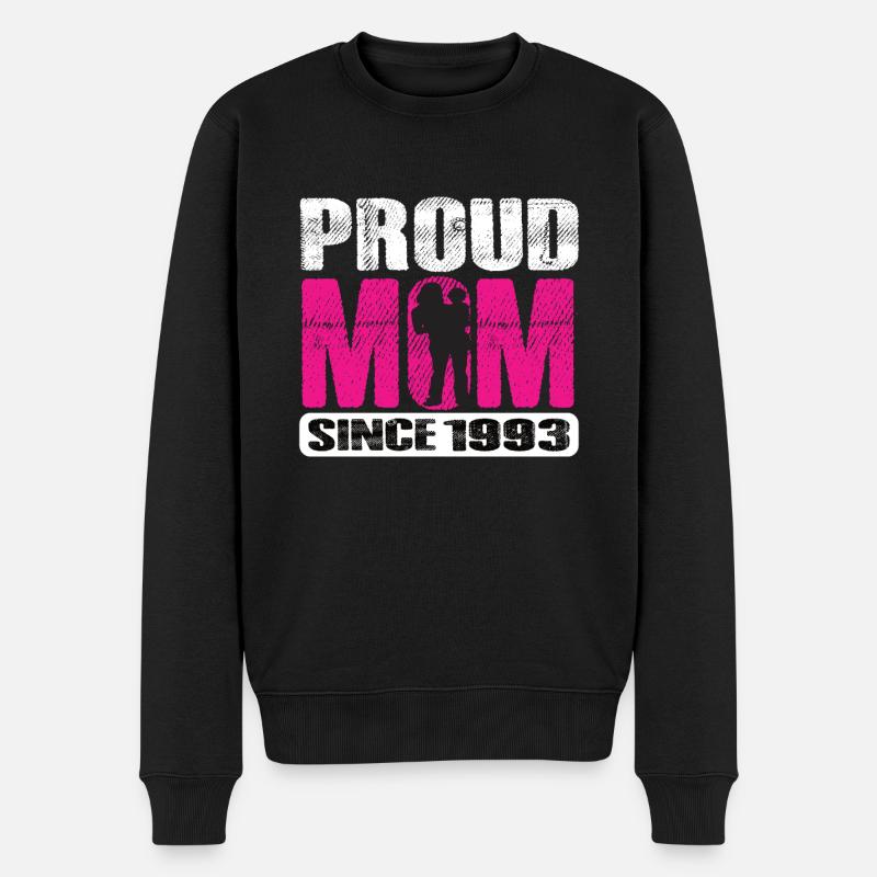 Maman fière depuis 1993 - Pull Premium bio Homme - noir