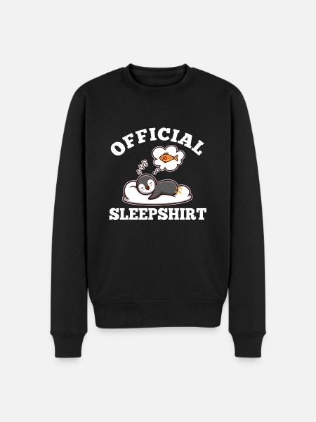 Official sleepshirt penguin - Men's Premium Organic Jumper - black