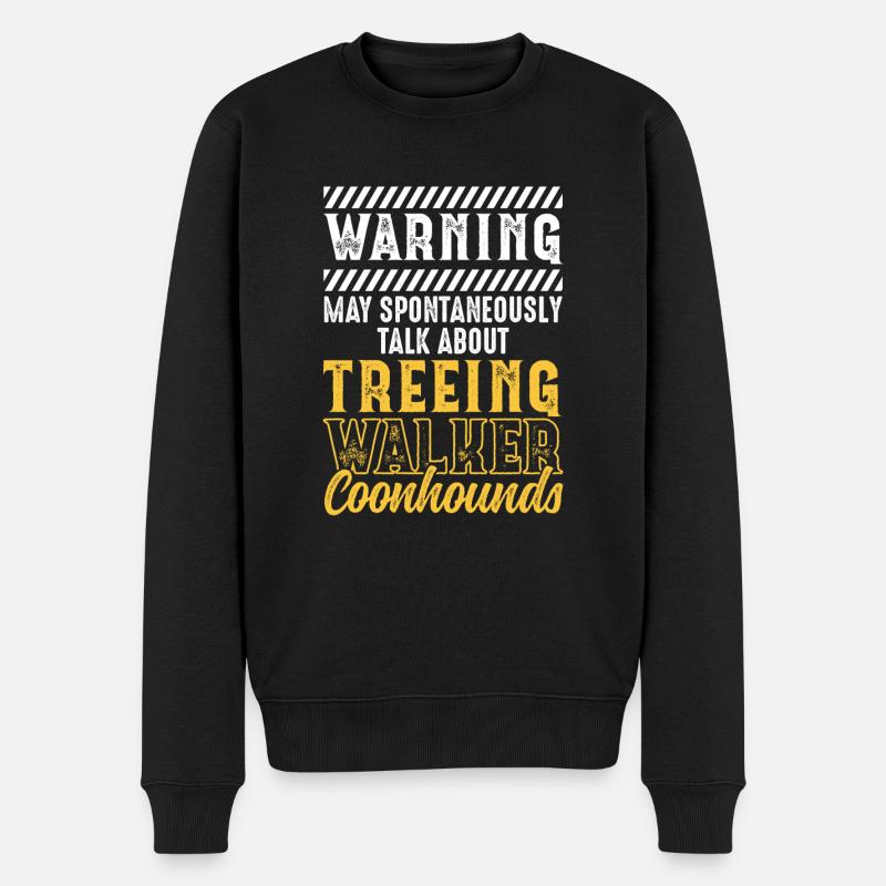 Treeing Walker Coonhound - Männer Premium Bio Pullover - Schwarz