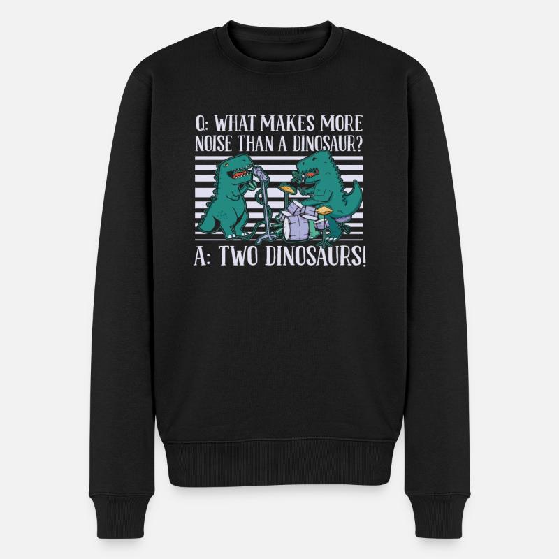 Dinosaure Dinosaure adulte - Pull Premium bio Homme - noir
